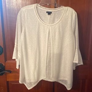 NEW DIRECTIONS WHITE BLOUSE